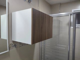 Mueble Auxiliar Baño/Cocina Madera Blanca