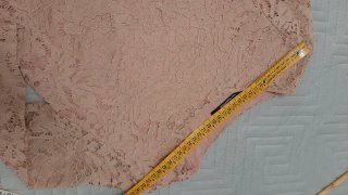 Maglia donna pizzo rosa antico