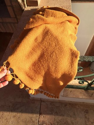 Lote chals fulares/bufandas poncho lana variado 15