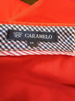 Camisa Caramelo Mujer Roja