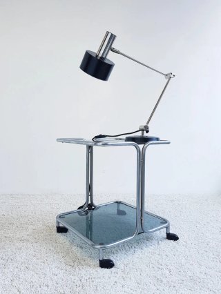 Mesita auxiliar / carrito. Space Age 70s.