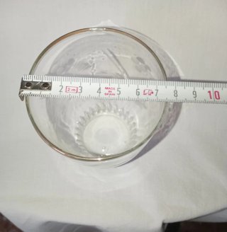 6 Vasos Vintage Grabados