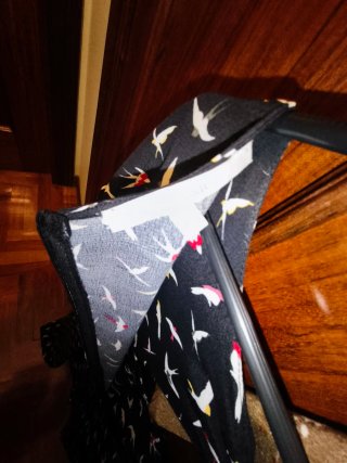 Vestido estampado pájaros talla M