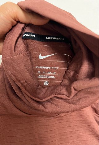 Felpa Nike con collo alto taglia XS nuova marrone