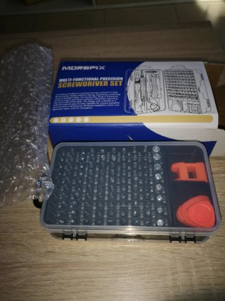 Caja de puntas de destornillador de precisión