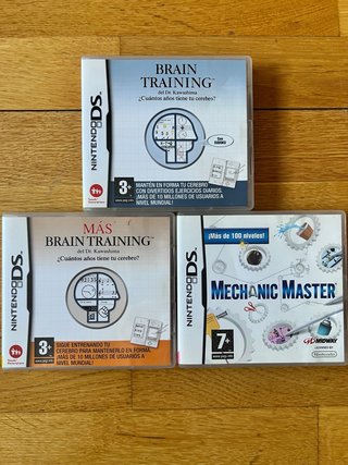 Pack 3 Juegos Nintendo DS: Brain Training y Mechan