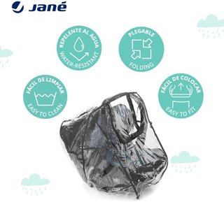 Jané burbuja lluvia capazo transparente