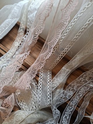 Lotes de encajes vintage - 31 metros