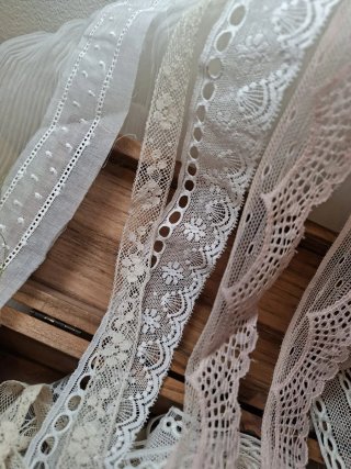 Lotes de encajes vintage - 31 metros