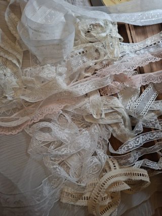 Lotes de encajes vintage - 31 metros