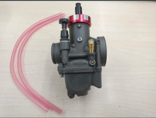 carburador 28mm keihin pe nuevo estrenar rojo