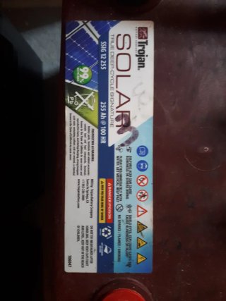 3 Baterías Solares 12v alta capacidad.
