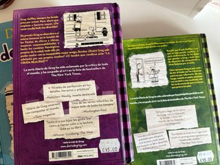 Lote 4 libros Diario de Greg