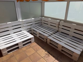 Lote 9 Palets para Chill Out o Terraza DIY.