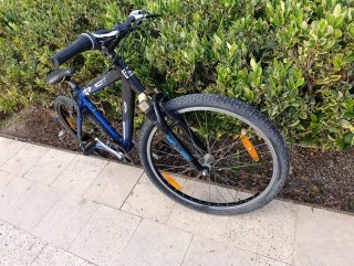 Bicicleta Scott Azul y Negra
