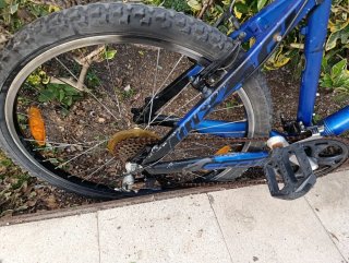 Bicicleta Scott Azul y Negra
