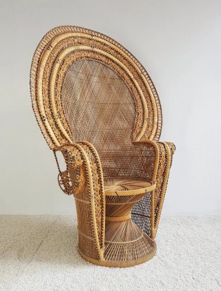 Sillón Emmanuelle. Vintage, 70s.