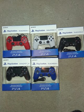 Lote 5 mandos PS4 Dualshock 4