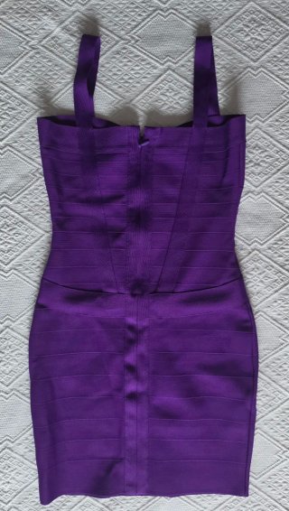 Vestido Morado Mini Fiesta Talla Única