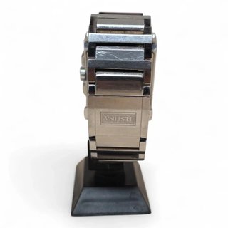 RELOJ FESTNA F16190 ESFERA NEGRA/ CORREA METAL
