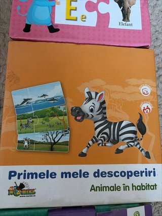 6 Puzzles Educativos en Rumano (Lote)