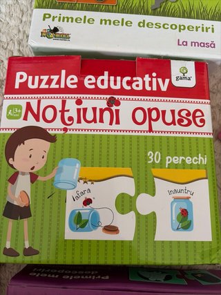 6 Puzzles Educativos en Rumano (Lote)