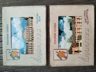 2 Albumes Postales. Patrimonio Nacional.