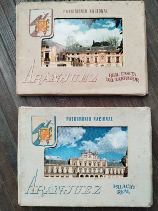 2 Albumes Postales. Patrimonio Nacional.