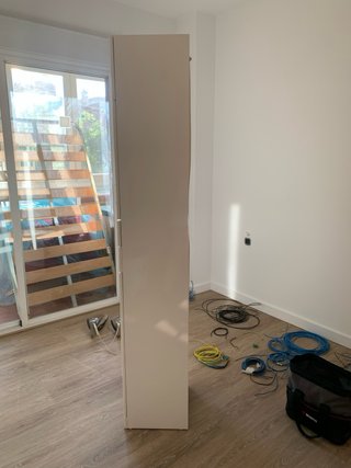 Armario alto blanco madera