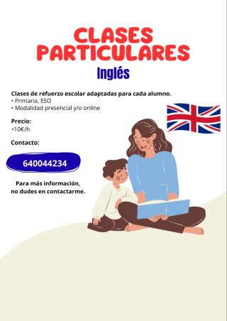 Clases particulares de Inglés