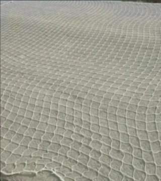 Red seguridad obra 5x11m blanca nueva