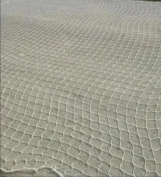 Red seguridad obra 5x11m blanca nueva