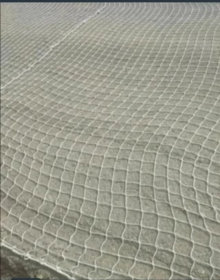 Red seguridad obra 5x11m blanca nueva