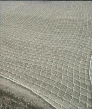 Red seguridad obra 5x11m blanca nueva