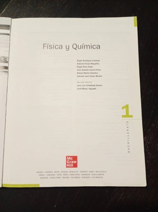 Física y química primero de bachillerato