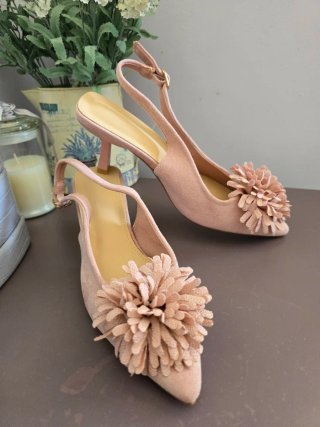 Zapatos de fiesta rosa talla 37