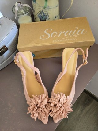 Zapatos de fiesta rosa talla 37