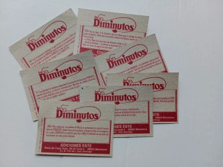 Cromos Los Diminutos lote de 7 cromos