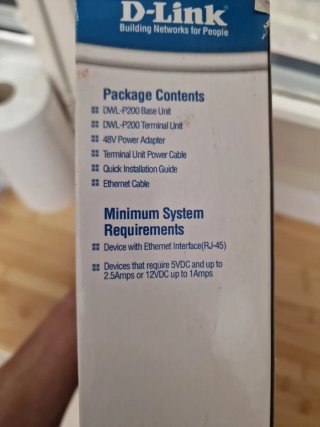 D-Link DWL-P200 PoE Kit (Inyector + Splitter)