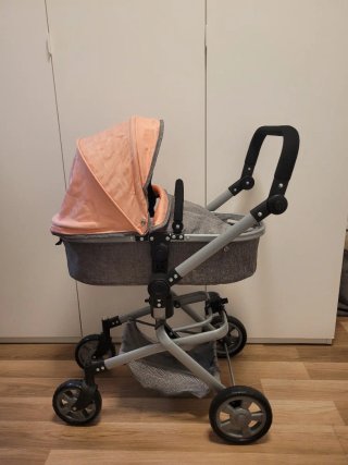 Cochecito para muñecas plegable