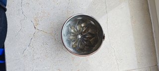 Antico Stampo Budino Rame Stagnato Vintage