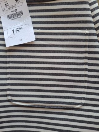 Falda de rayas Zara Talla M