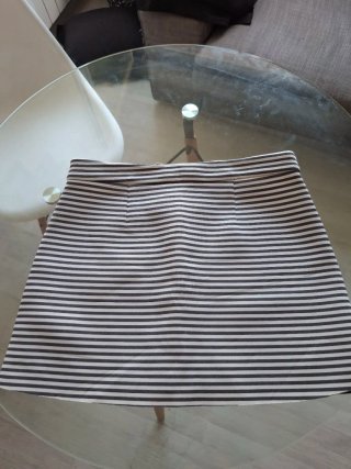 Falda de rayas Zara Talla M