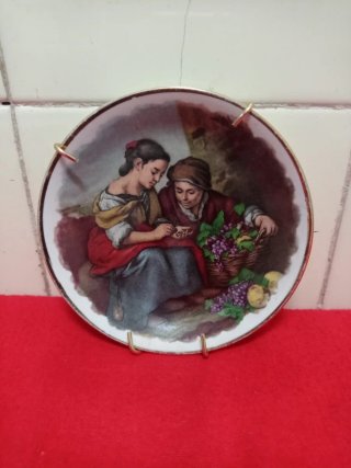 Lote Platos y Ceniceros Porcelana Souvenir