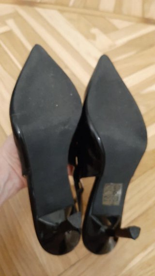 Scarpe Slingback Vernice Nere