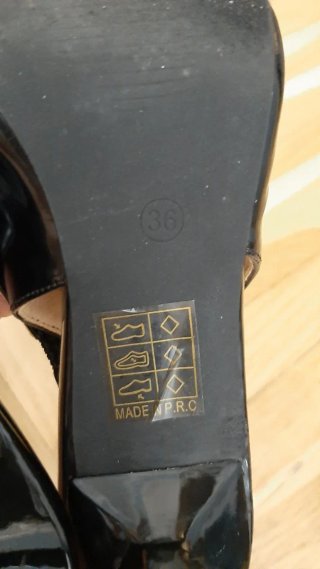 Scarpe Slingback Vernice Nere