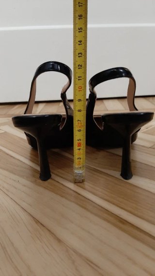 Scarpe Slingback Vernice Nere