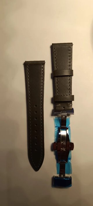 Cinturino originale vera pelle con chiusura dep