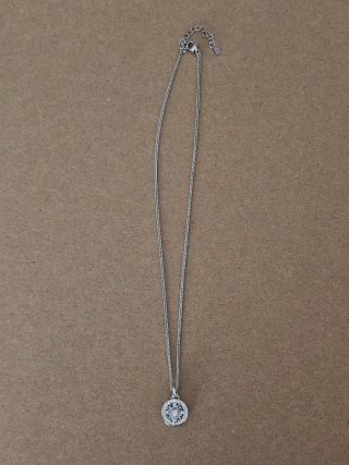 Conjunto collar y pulsera plateados