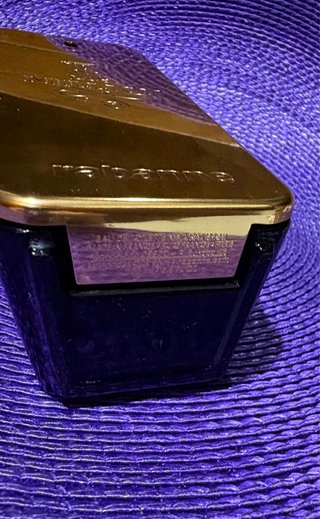 Envase Perfume 1 Million Dólar Dorado